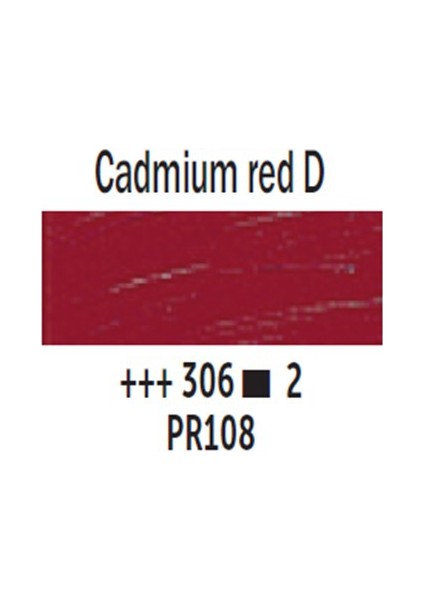 Van Gogh 40 Ml Yağlı Boya Seri 2 No 306 Cadmium Red Deep
