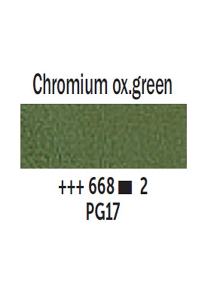 Van Gogh 40 Ml Yağlı Boya Seri 2 No 668 Chromium Ox. Green