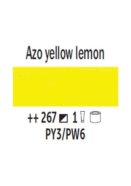 Van Gogh 200 Ml Yağlı Boya Seri 1 No 267 Azo Yellow Lemon