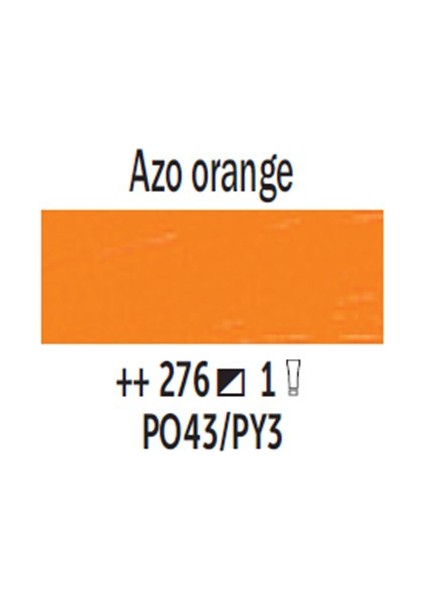 Van Gogh 200 Ml Yağlı Boya Seri 1 No 276 Azo Orange