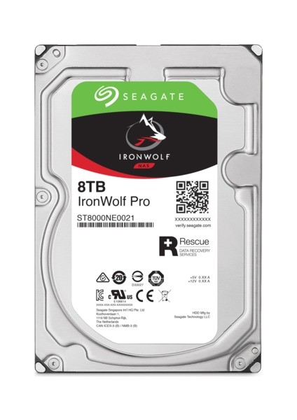 Ironwolf Pro 8TB 3.5" 7200RPM 256MB Cache Sata 3 Sabit Disk ST8000NE0021