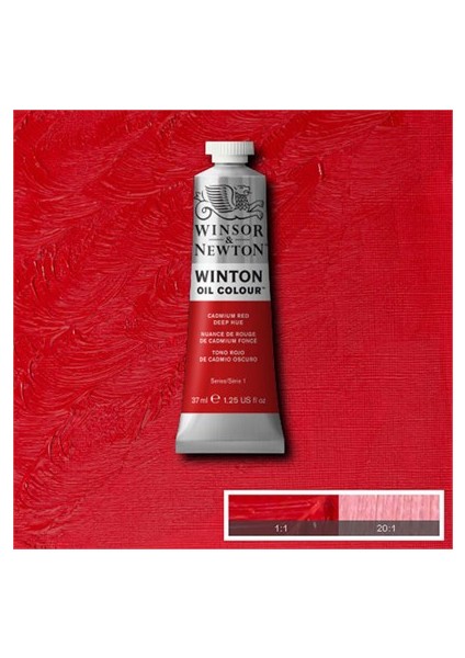 Winsor Newton Winton 37 Ml Yağlı Boya No 6 Cadmium Red Deep Hue