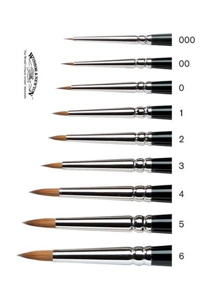 Winsor Newton Seri 7 Tezhip Fırçası No: 0