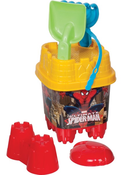 Spiderman Küçük Kale Kova Set