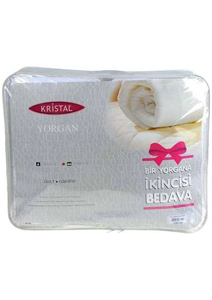 Kristal 1 Alana 1 Bedava Tek Kişilik Yorgan