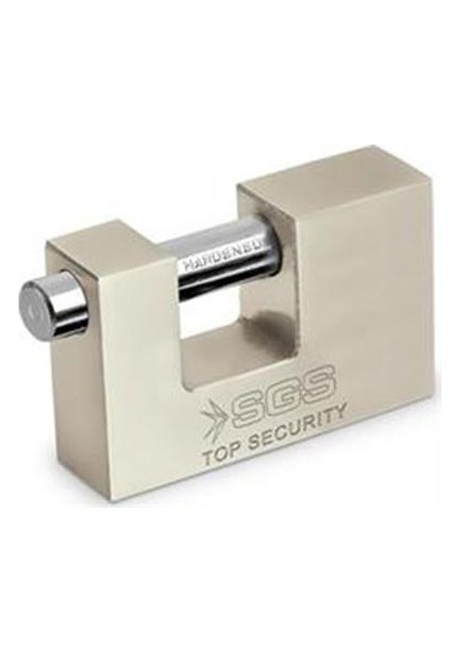 Saten Kaplama Kayar Milli Asma Kilit 80Mm Sgs1366 (1 Adet)