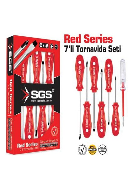 7 Li Tornavida Seti Sgs1040 (1 Adet)