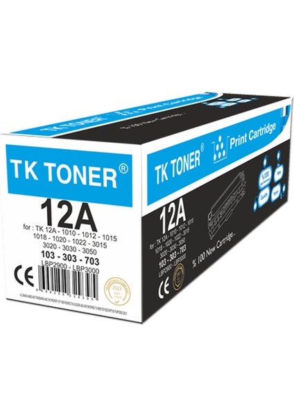 Hp Q2612A Laser Toner