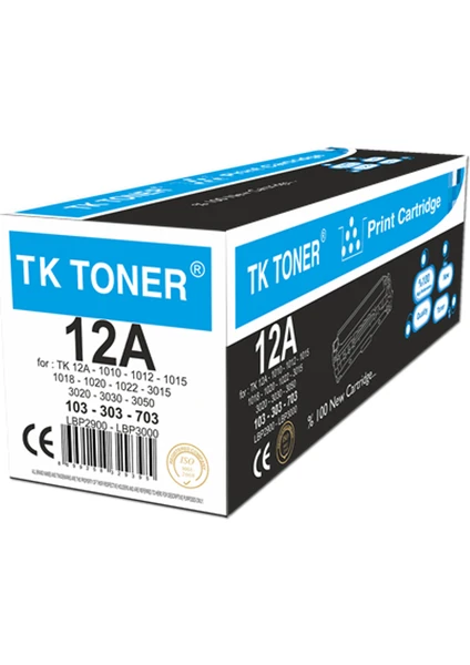 Tk Hp Q2612A Laser Toner