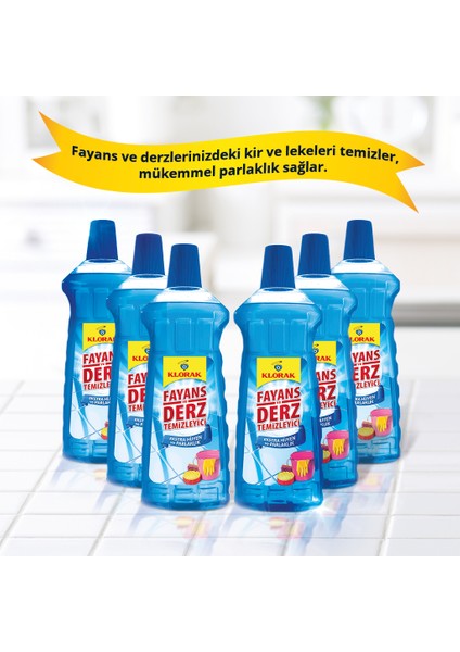Derz Ve Fayans Temizleyicisi - 6Lı Set