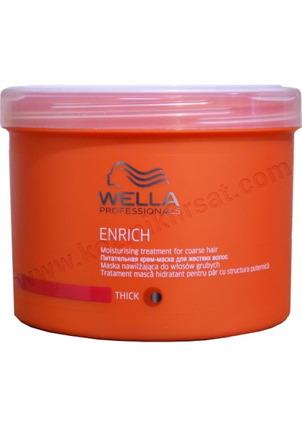 Enrich Thick Kalın Telli Saçlara Bakım Maskesi 500 Ml