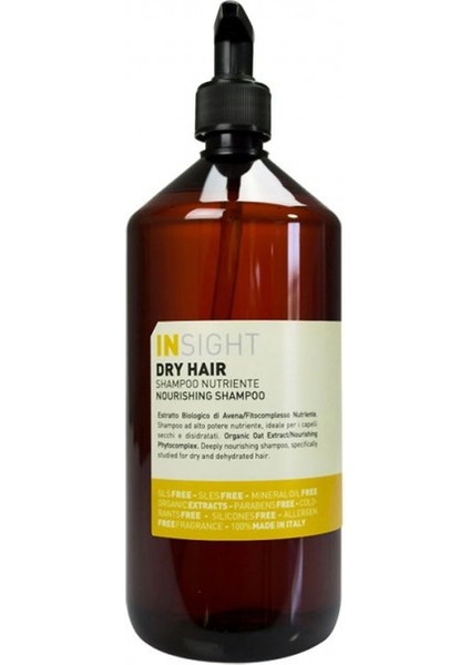 İnsight Dry Hair Kuru Saçlar İçin Besleyici Şampuan 900Ml