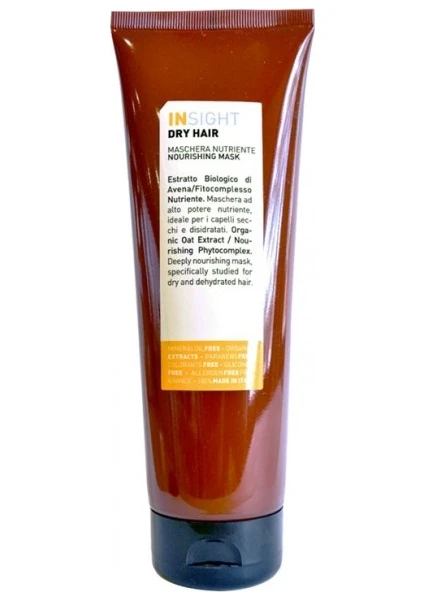 Dry Hair Kuru Saç İçin Parabensiz Besleyici Maske 250Ml