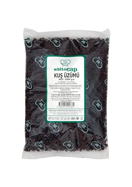 WhiteCap Kuş Üzümü - 1 Kg - Poşet