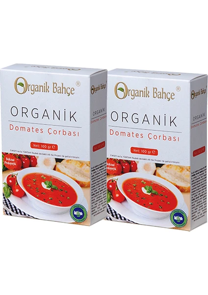 Organik Bahçe Domates Çorbası 2 Adet x 100 gr