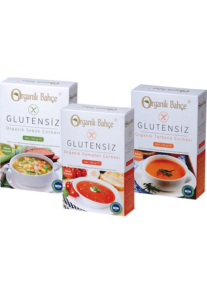 Glutensiz Çorba Seti 3 Adet x 100 gr