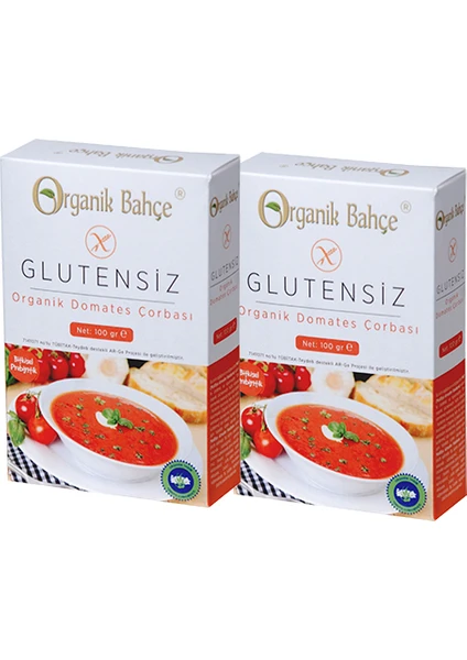 Organik Bahçe Glutensiz Domates Çorbası 2 Adet x 100 gr