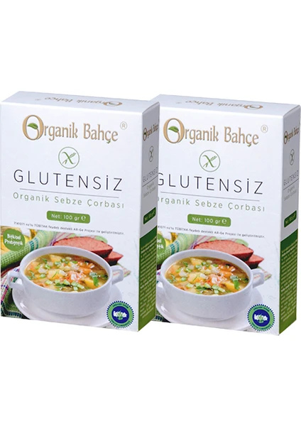 Organik Bahçe Glutensiz Sebze Çorbası 2 Adet x 100 gr