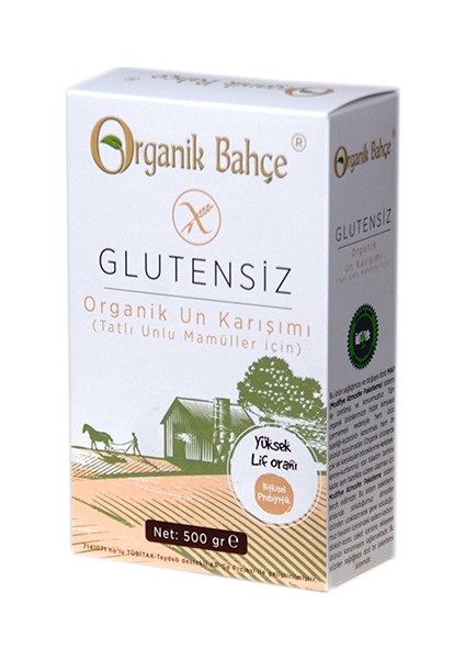 Glutensiz Tatlı Unlu Mamüller (Pasta ,Kek ,Kurabiye )İçin Un Karışımı 500 gr