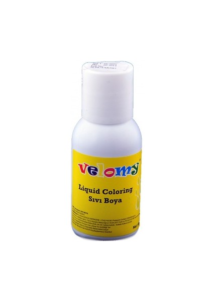 Velomy    Sarı Gıda Boyası 60 Ml