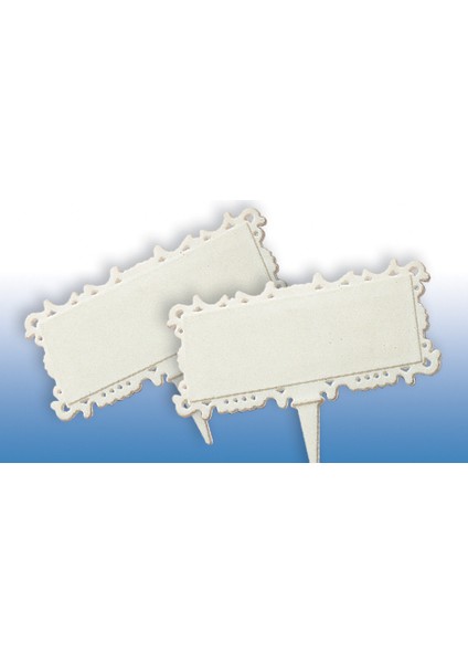 10 Adet Plastik Etiket