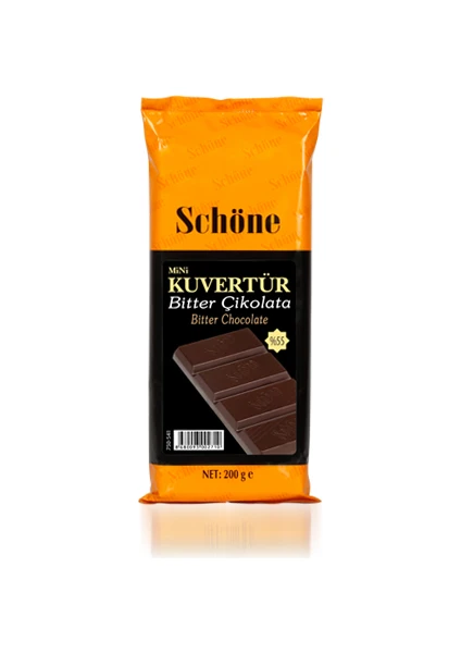 Schöne  Bitter Kuvertur Çikolata 200Gr