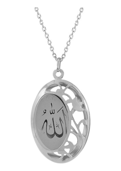 Altınsepeti Allah Yazılı Gümüş Kolye G295Kl