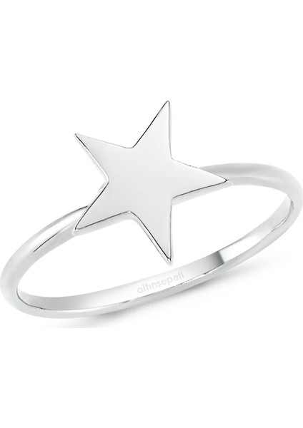 Altınsepeti Beyaz Altın Yıldız Yüzük As213Yzr1 14