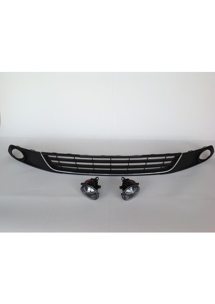 Volkswagen Jetta 2011 2015 Krom Kenarlı Tampon Orta Izgara Set