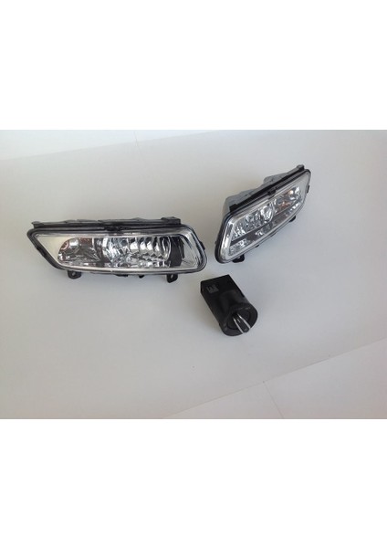 Volkswagen Polo 2009 2013 Sağ Sol Sis Farı Ve Krom Far Anahtar