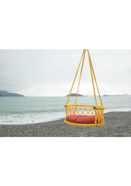 60'lık Davul Salıncak (Sarı) 60 Cm