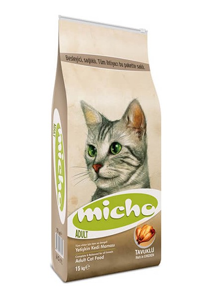 Micho Kedi Maması Tavuklu 1 Kg 5 Adet