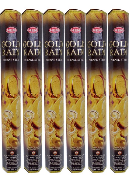 Altın Yağmuru Çubuk Tütsü 20'li (Gold Rain) modelleri