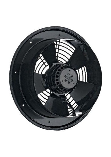 35 cm çapında BDRAX 350-2K 2050 D/D 220/230 volt Monofaze Aksiyel Fan