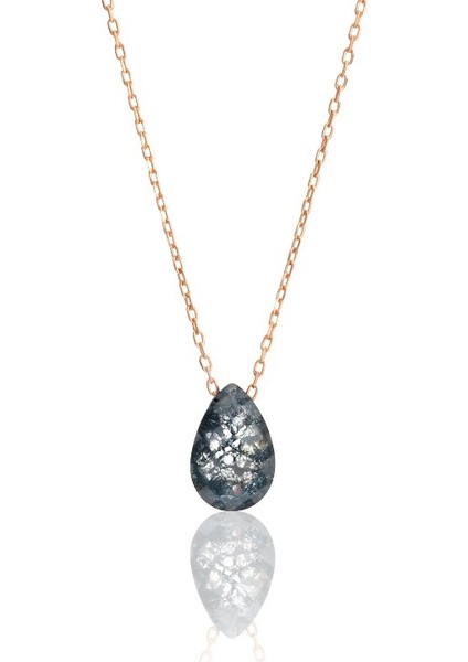 Ice Quartz Doğal Taş Yaz Kolyesi