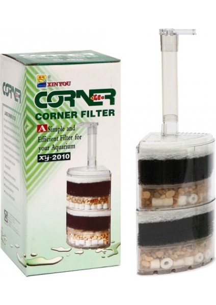 Xinyou Xy-2010 Akvaryum Köşe Havalı İç Filtre