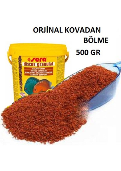 Discus Granulat Balık Yemi Kovadan Bölme 500 Gr