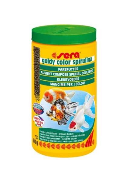 Goldy Color Spriluna Japon Balıkları İçin Renklendirici Yem 1000 Ml