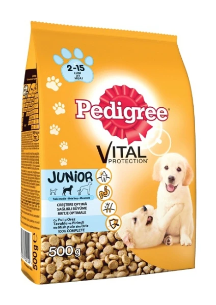 Kümes Hayvanı Ve Pirinçli Yavru Kuru Köpek Maması 500 Gr