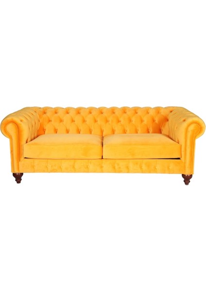 Silk Velvet Chesterfield