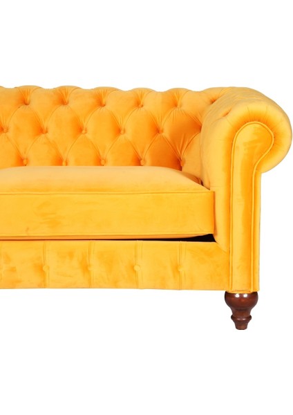 Silk Velvet Chesterfield