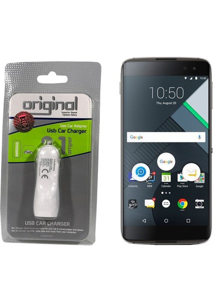 Blackberry DTEK 60 Araç Şarj Cihazı Hızlı Şarj Özellikli Adaptör