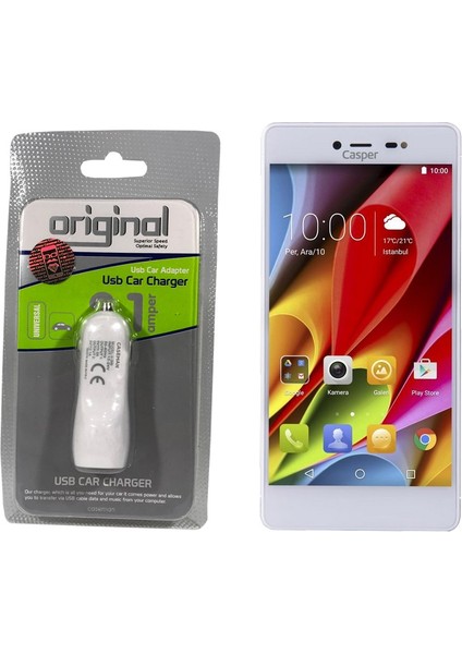 Casper Via M1 Araç Şarj Cihazı Hızlı Şarj Özellikli Adaptör