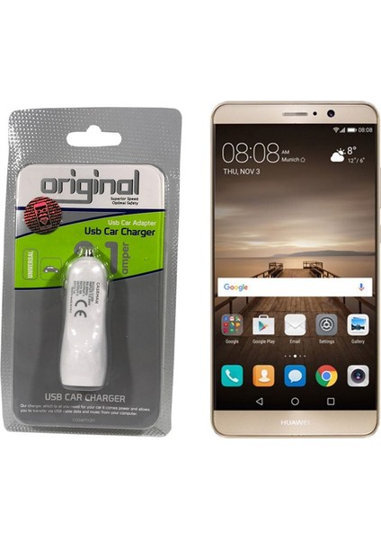 Huawei Mate 9 Araç Şarj Cihazı Hızlı Şarj Özellikli Adaptör