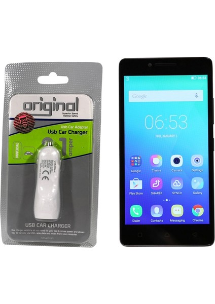 Lenovo A6000 Araç Şarj Cihazı Hızlı Şarj Özellikli Adaptör