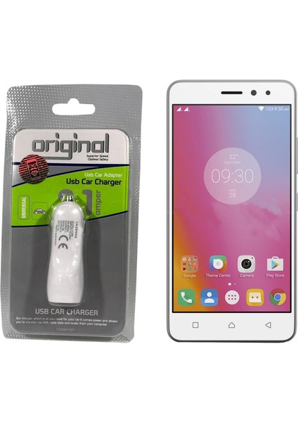 Lenovo Vibe K6 Araç Şarj Cihazı Hızlı Şarj Özellikli Adaptör