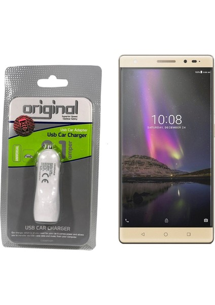 Lenovo Phab 2 Plus Araç Şarj Cihazı Hızlı Şarj Özellikli Adaptör