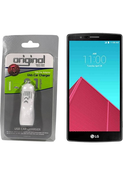 LG G4 Araç Şarj Cihazı Hızlı Şarj Özellikli Adaptör