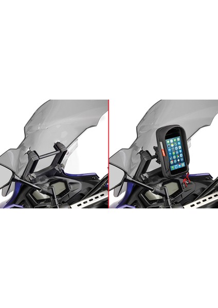 Gıvı Fb2130 Yamaha Mt-07 Tracer (16) Ön Cam Arkası Aksesuar Tutacagı
