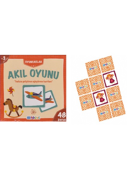 Akıl Oyunu 48 Parça Oyuncaklar Hafıza Geliştirici